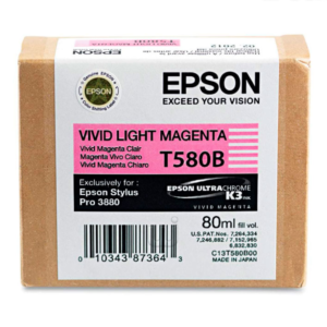Tinta Epson T580B00 Vivid Light Magenta (80ML)  720 Pag